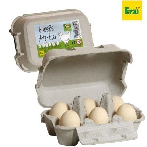 Kaufladenzubehör Eier (6 Stück im Karton