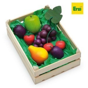 Kaufladenzubehör Kiste mit Obst