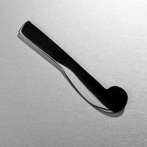 Kaviar-Messer aus schwarzem Büffelhorn, 