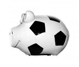KCG Sparschwein, Kleinschwein, "Fußballschwein", L 12,5 cm