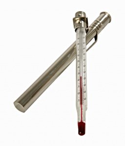 KEIKO Tee-Thermometer, Edelstahl-Hülse (1 Stück)