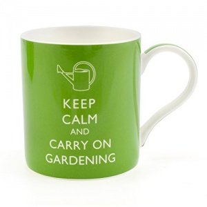Keep calm and carry on gardening Tasse