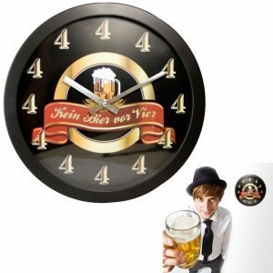 Kein Bier vor Vier - Wanduhr