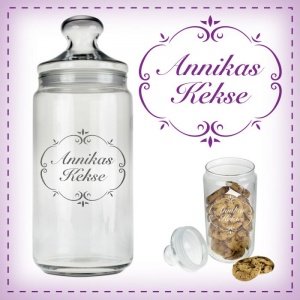 Keksdose mit Gravur - Frauen