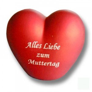 Keramik Herz mit Gravur