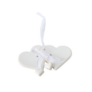 Keramik-Herzen-Anhänger