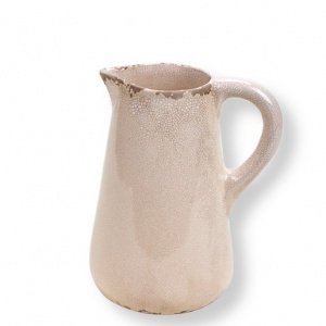 Keramik Kanne creme 25cm