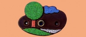 Keramik - Klingelrahmen Grafic Design in