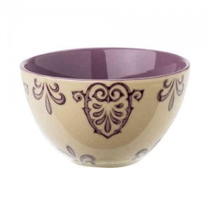 Keramikschale creme/lavendel, Lisbeth Da