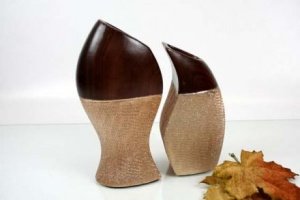 Keramikvasen im 2er Set