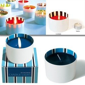 Kerze ´Candlelight´ in Porzellan-Schale 