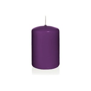 Kerze Farbenfroh, klein, lila
