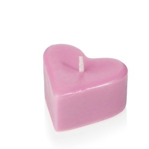 Kerze Kleines Herz, rosa