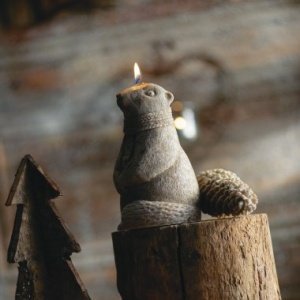 Kerze Murmeltier gro?