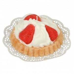 Kerze Sahnetörtchen