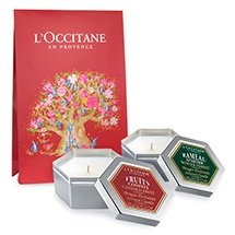 Kerzen-Duo: Kandierte Fruchte und Winter