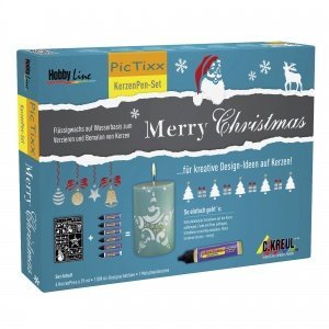 Kerzen Pen-Set PicTixx "Merry Christmas"