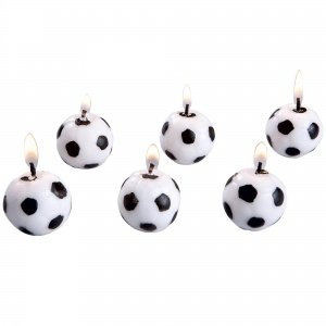Kerzen-Set "Fußball"