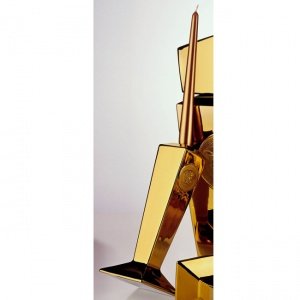 Kerzenleuchter Versace, gold (Höhe 24 cm