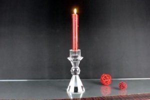 Kerzenleuchter klar 16cm