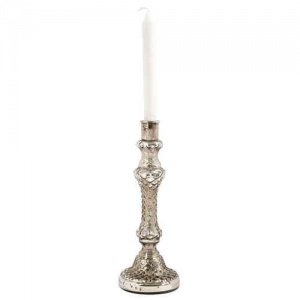 Kerzenständer antiksilber groß, Lisbeth 