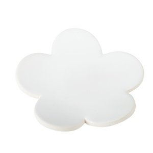 Kerzenteller Keramikblüte, groß