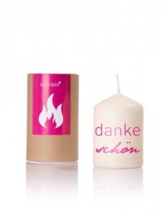 Kerzilein Flämmchen DANKE SCHÖN