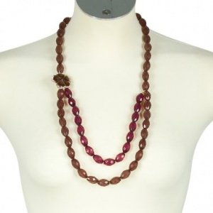 Kette Piedras y Flor braun