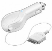 KFZ-Ladekabel (Rolle) Weiß für iPhone un