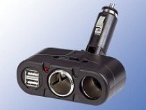 KFZ Verteiler 2 x 12V und 2 x USB