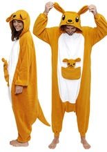 Kigurumi Einteiler Känguru Unisex-Kostüm