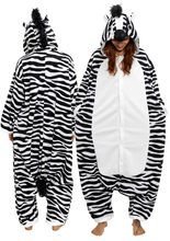Kigurumi Einteiler Zebra Unisex-Kostüm s