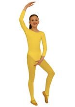 Kinder-Body langarm gelb