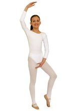 Kinder-Body langarm weiss