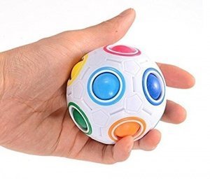 Kinder Fidget Regenbogenball
