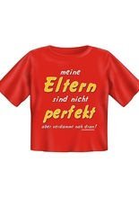 Kinder-Fun-T-Shirt Eltern nicht perfekt