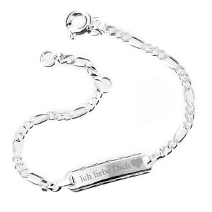 Kinder-Identarmband *Figaro*
