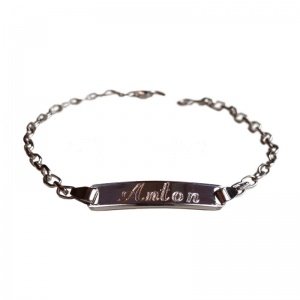 Kinder-Identarmband mit Gravur