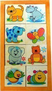 Kinder-Memory aus Holz