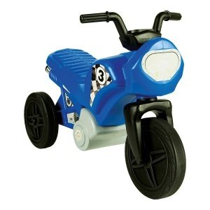 Kinder Motorrad in blau für kleine Rennf
