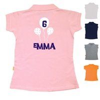 Kinder Poloshirt (Mädchen) mit Name