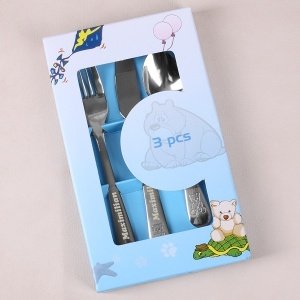 Kinderbesteck mit Namen für Jungen