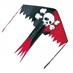 Kinderdrachen im Piratendesign