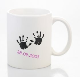 Kinderhand- und Fußabdrucksbecher