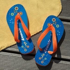 Kindersandalen im Retrolook mit Namensau