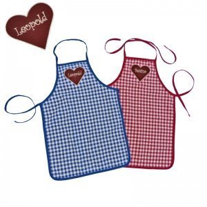 Kinderschürze mit eigenem Namen