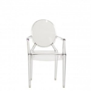 Kinderstuhl Lou Lou Ghost glasklar