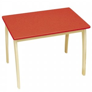 Kindertisch, rot