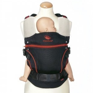 Kindertrage "BlackLine" + Schultergurtsc