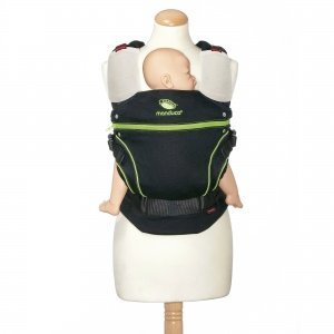 Kindertrage "BlackLine" + Schultergurtsc